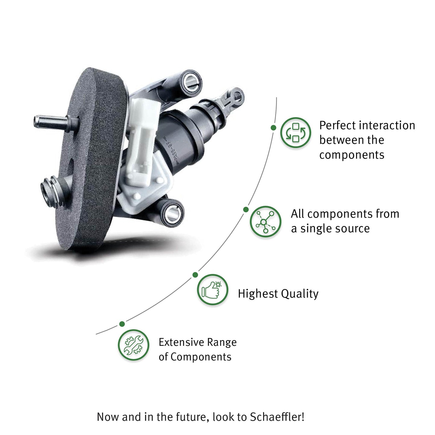 Schaeffler LuK CRS021 Pre-Filled Clutch Hydraulic Assembly, Clutch Release Replacement Parts, Clutch Hydraulics, OEM Clutch Replacement Parts