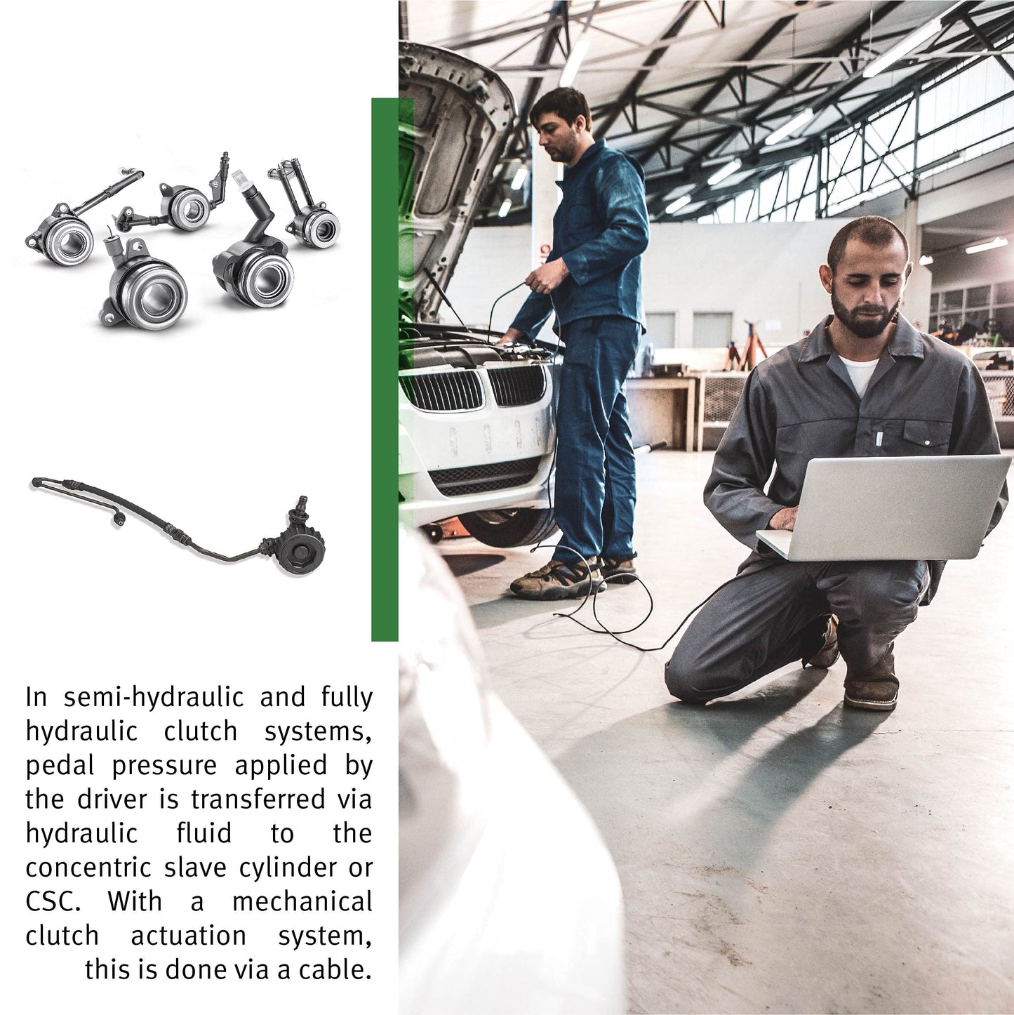 Schaeffler LuK CRS021 Pre-Filled Clutch Hydraulic Assembly, Clutch Release Replacement Parts, Clutch Hydraulics, OEM Clutch Replacement Parts