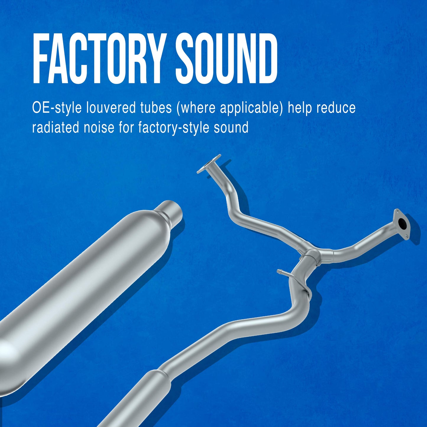 Walker 21398 Direct Fit Exhaust Resonator 2.25" Outlet (ID) 2.25" Outlet (OD) for Chevrolet Impala