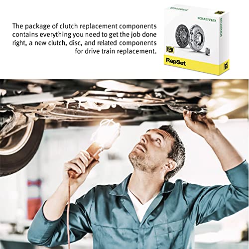 Schaeffler LuK RepSet 15-021 Clutch Kit, OEM Replacement Transmission Clutch Kit, Compatible with Subaru Crosstrek 16-17, Forester 99-13, Impreza 99-16, Outback 00-09, XV Crosstrek 13-15