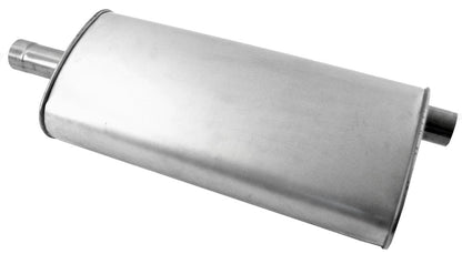 Walker Quiet-Flow SS 21602 Direct Fit Exhaust Muffler 2.5" Inlet (ID) 2.25" Outlet (ID) for Jeep Liberty