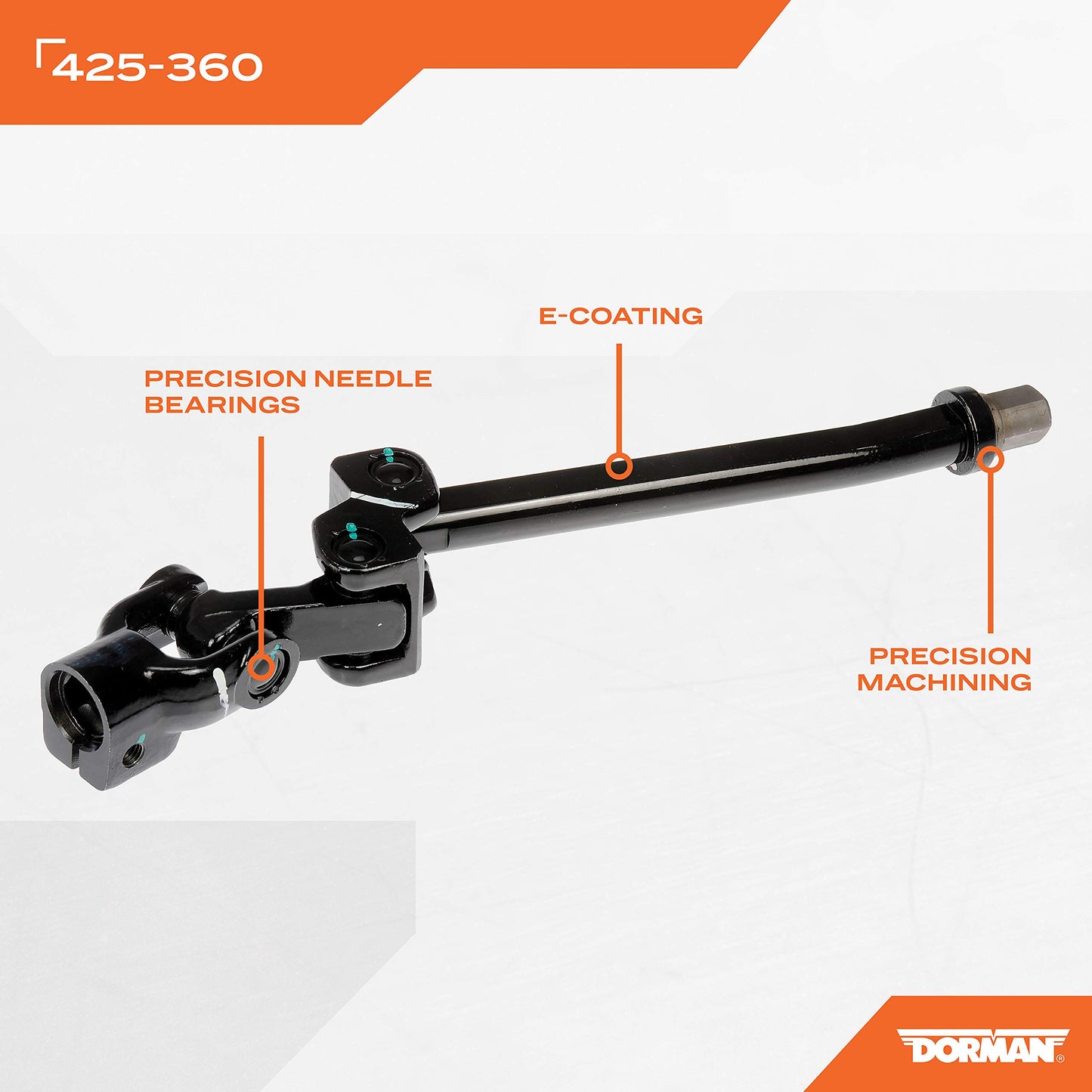 Dorman 425-360 Steering Shaft Compatible with Select Ford/Lincoln/Mercury Models