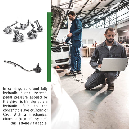 Schaeffler LuK CRS021 Pre-Filled Clutch Hydraulic Assembly, Clutch Release Replacement Parts, Clutch Hydraulics, OEM Clutch Replacement Parts