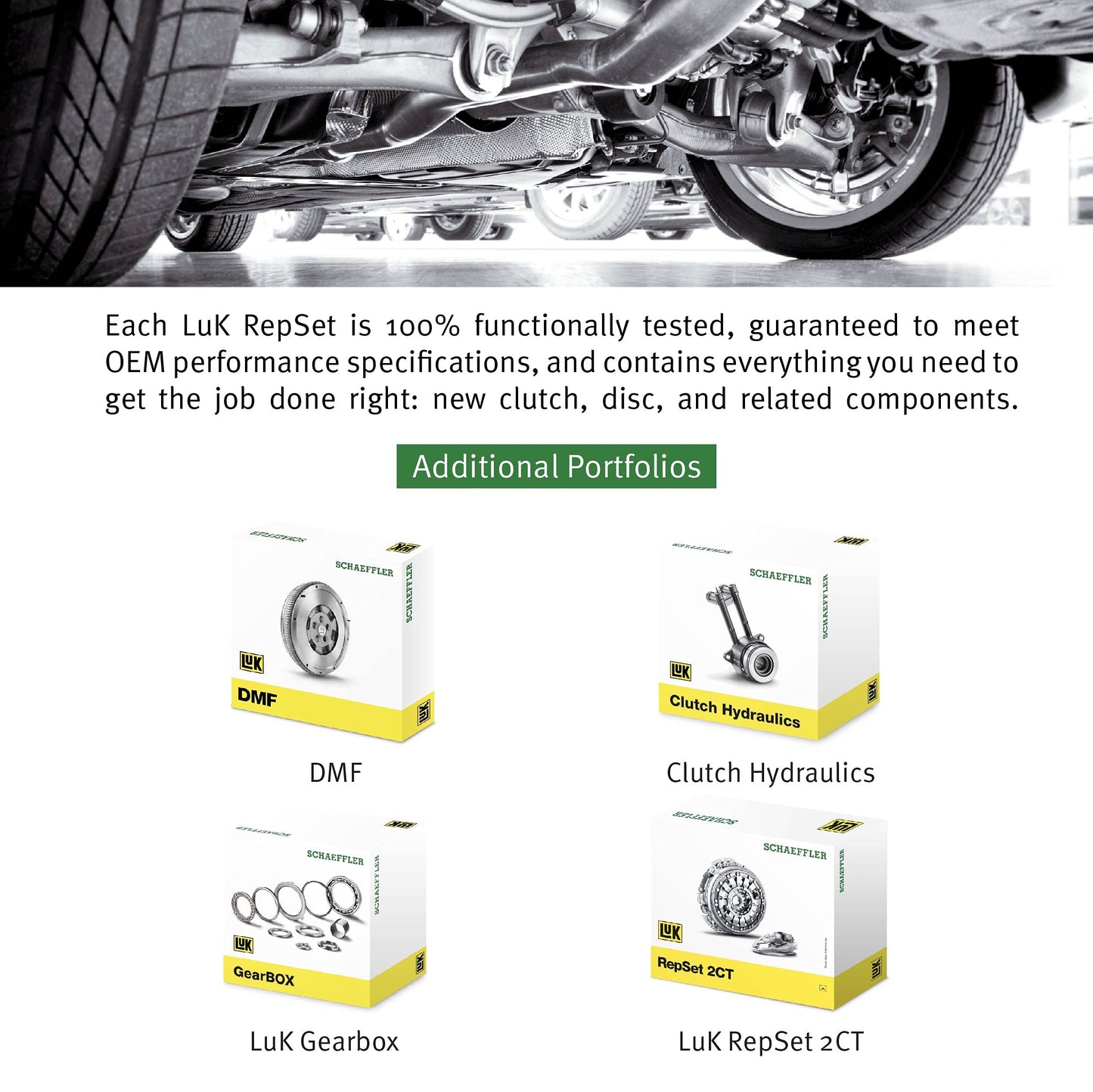 Schaeffler LuK RepSet 05-101 Clutch Kit, OEM Replacement Transmission Clutch Kit, Compatible with Dodge Ram 2500 01-05, Ram 3500 01-05