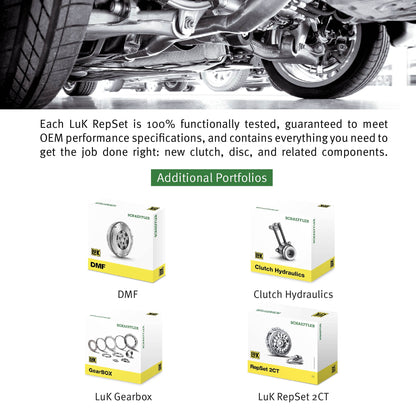 Schaeffler LuK RepSet 05-101 Clutch Kit, OEM Replacement Transmission Clutch Kit, Compatible with Dodge Ram 2500 01-05, Ram 3500 01-05