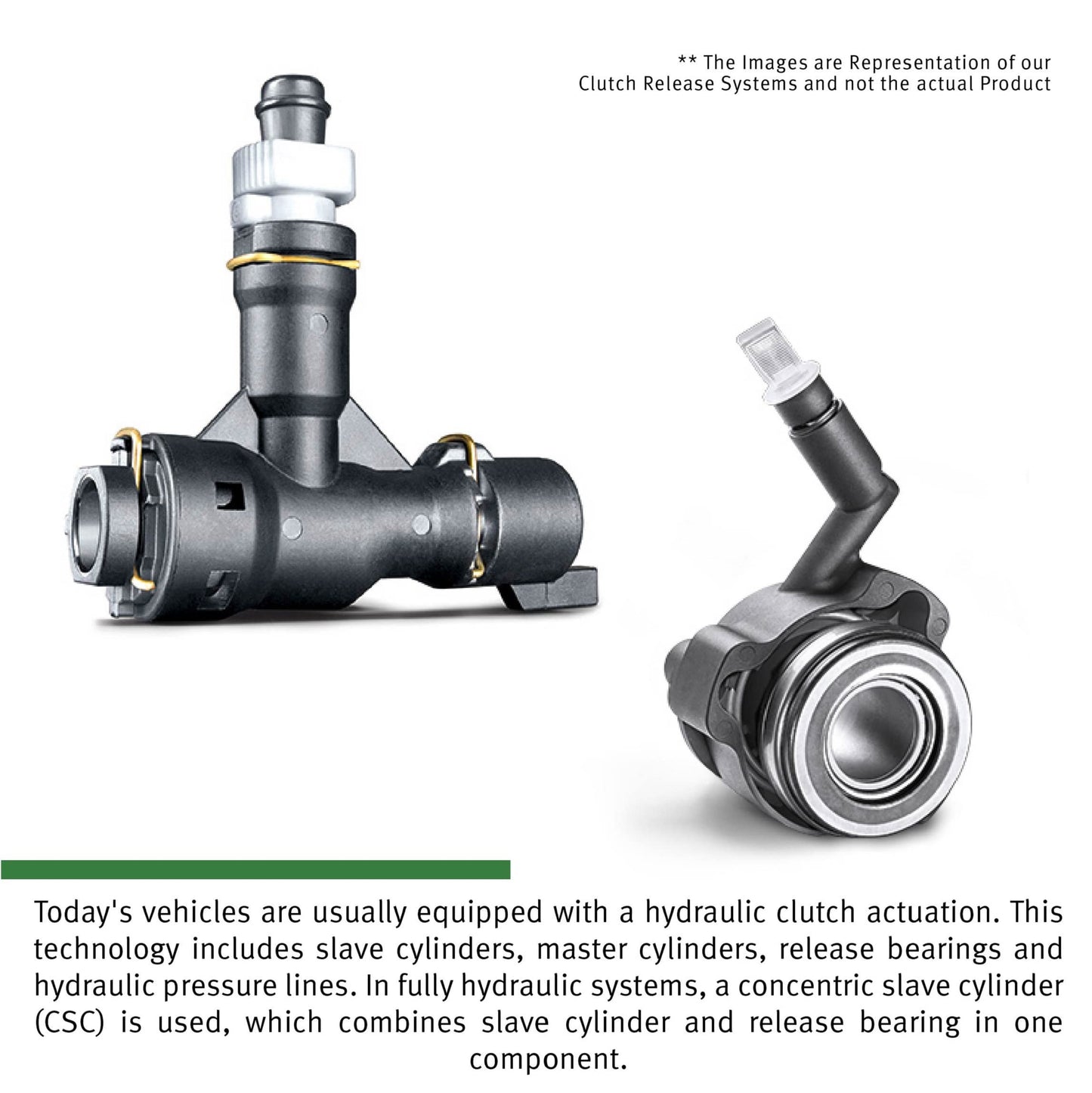 Schaeffler LuK LSC119 Clutch Slave Cylinder, OEM Clutch Release Replacement Parts