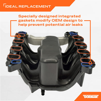 Dorman 615-188 Plastic Intake Manifold - Includes Gaskets Compatible with Select Ford Models (Made in USA)