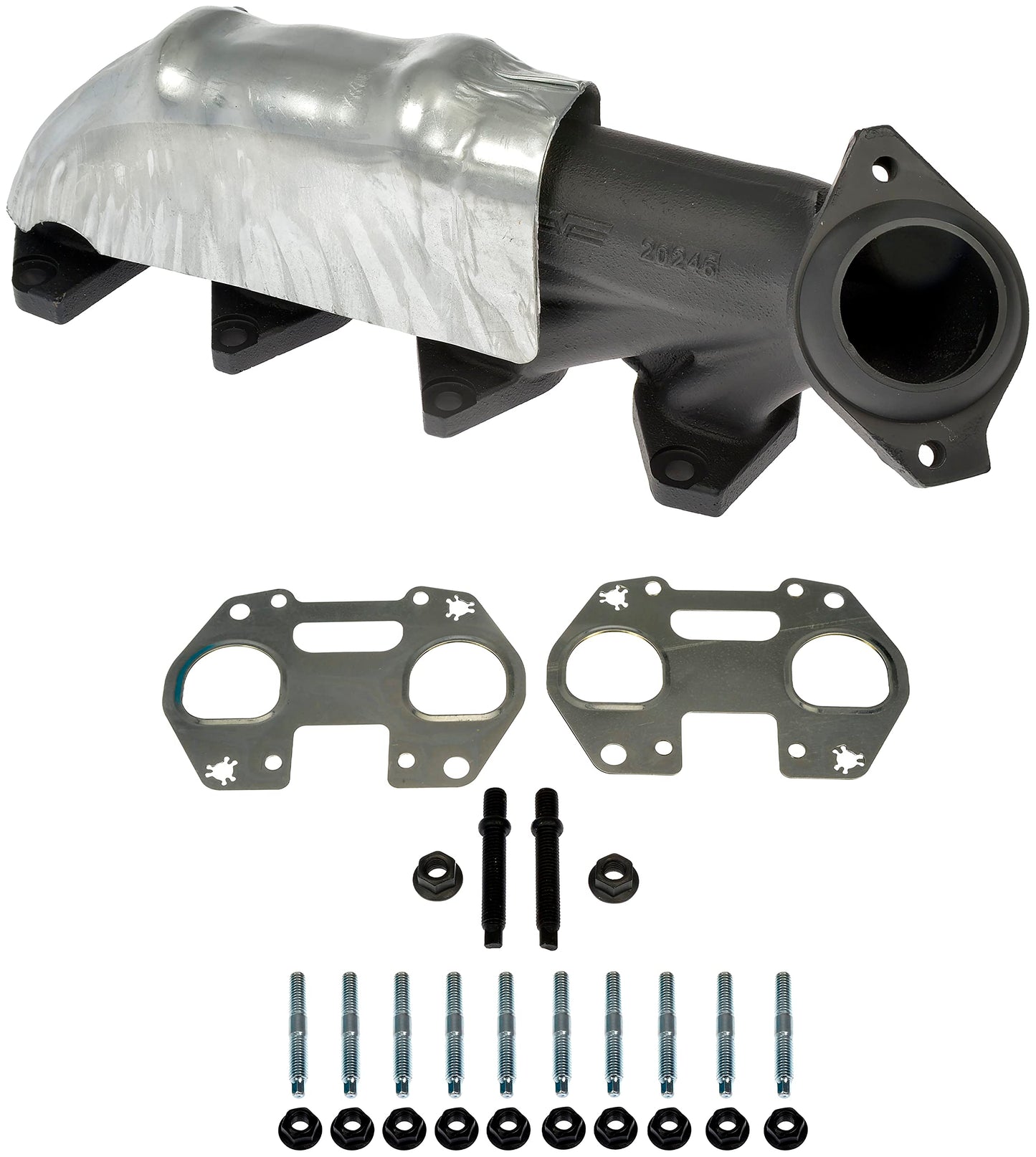Dorman 674-695XD Driver Side Ceramic Coated Exhaust Manifold Kit