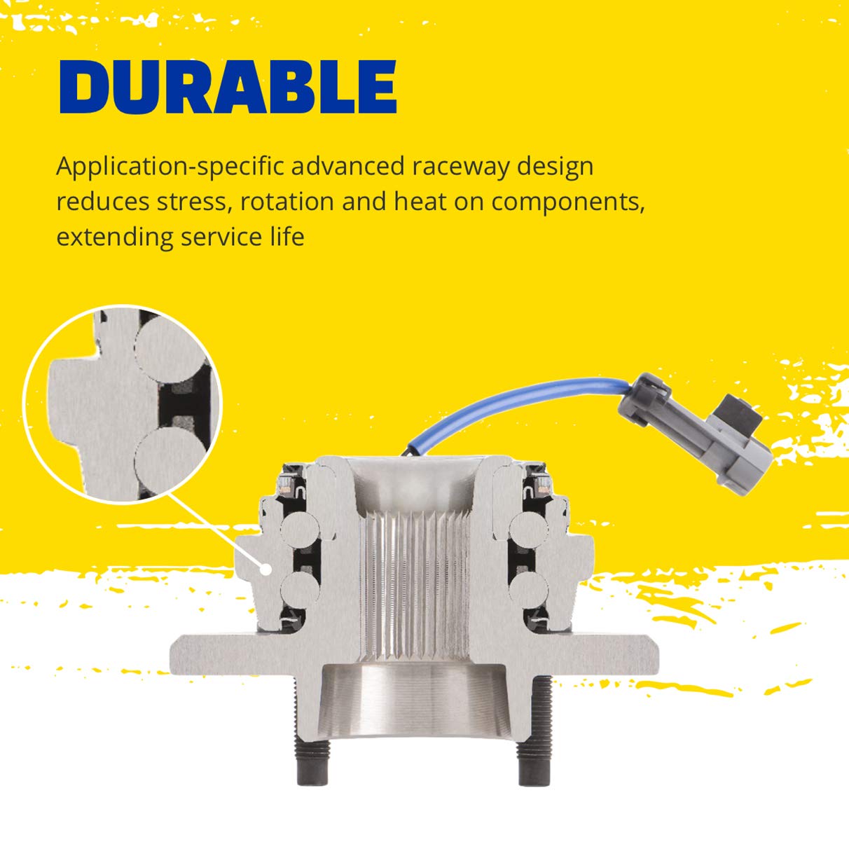 MOOG 512305 Wheel Bearing and Hub Assembly for Audi A4 Quattro